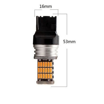 Lampu LED T20 7440 7443 45 Titik SMD Sein Sen Sign Single kaki 1 Mobil