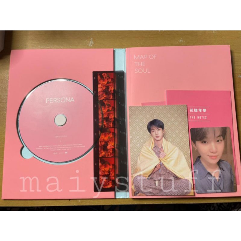 Album BTS PERSONA 2 FULLSET PC SUGA YOONGI [UNSEALED]