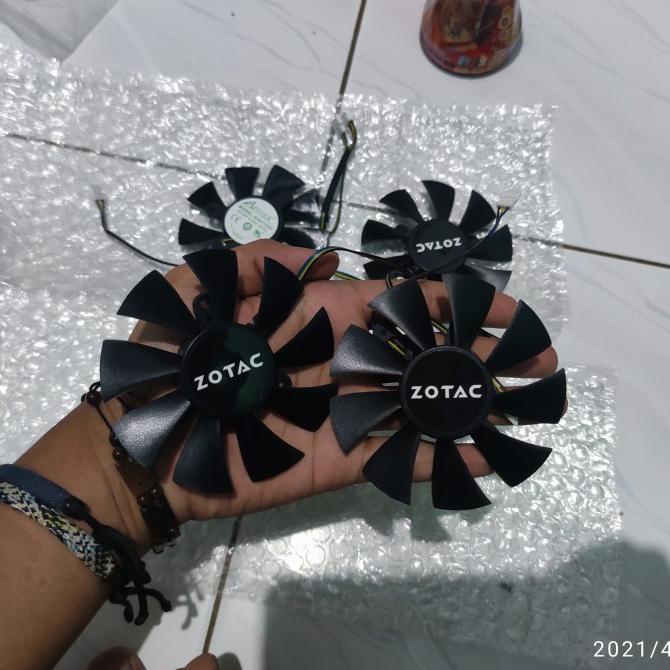 Fan Vga Zotac Amp 85Mm 4Pin Dudukan Y Gtx 1060 3Gb 6Gb 1070Ti Mini