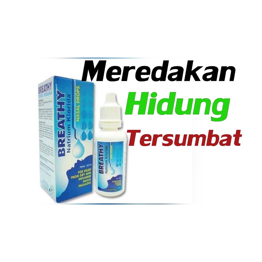 BREATHY TETES HIDUNG 30 ml / Obat Tetes Hidung