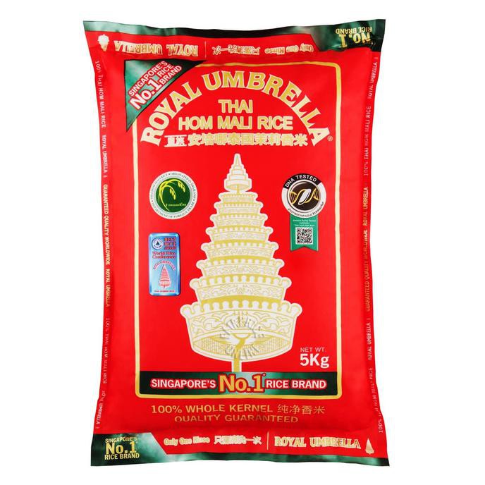 

Ready Stok Beras Import Royal Umbrella Thai Hom Mali Rice Terlaris