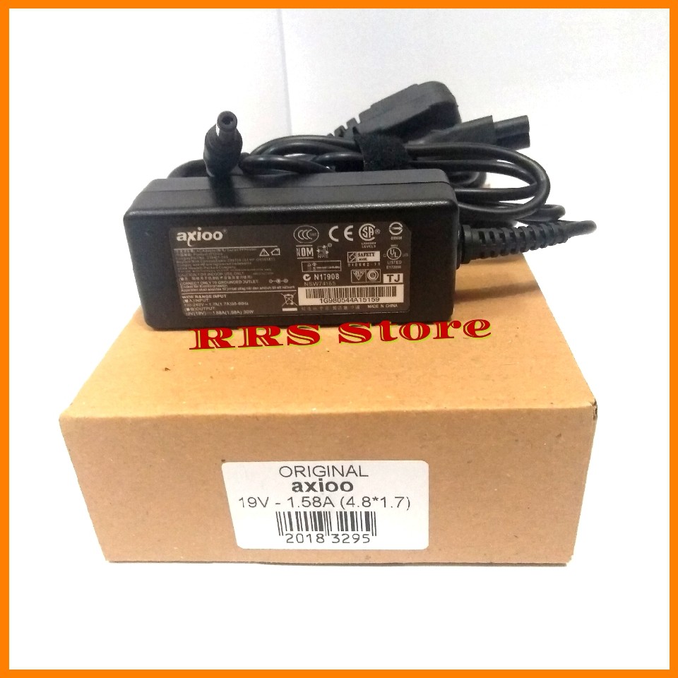 Adaptor Charger Laptop Notebook AXIOO 19V 1.58A 4.8X1.7MM ADAPTOR AXIOO