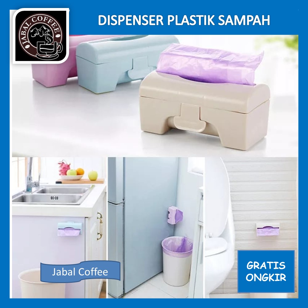 Tempat Penyimpanan Kantong Plastik Sampah / Dispenser Plastik Sampah Roll Tempel / Keranjang Sampah Roll