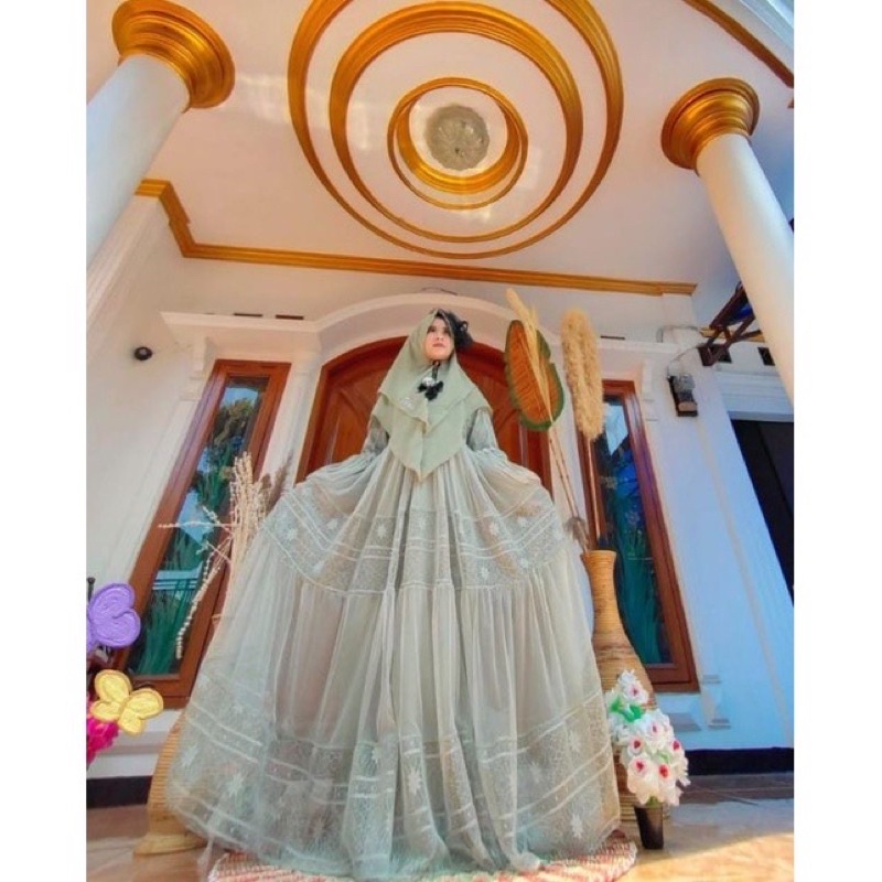 DRESS SALMA SYAR’I SET HIJAB