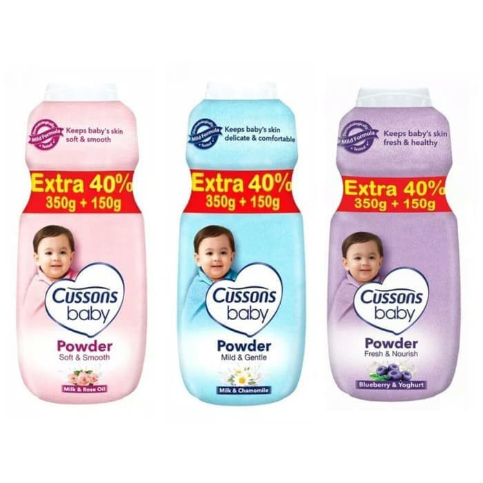 CUSSONS BABY POWDER bedak bayi 350gr+150gr