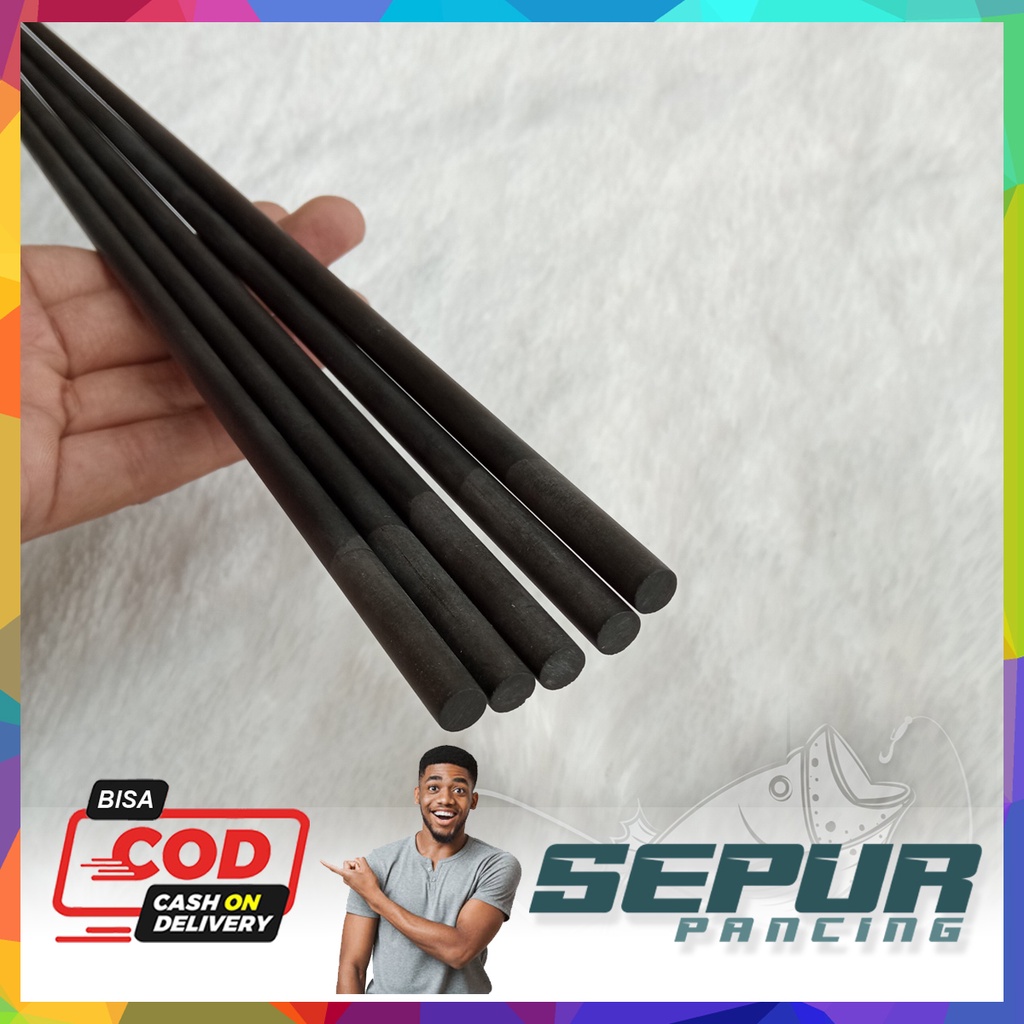 Blank Joran Solid Carbon - Bahan Joran Solid Carbon - Top Section Solid 80 100 120 cm