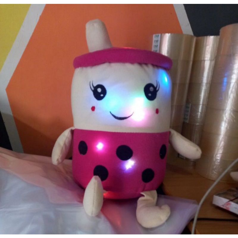 Boneka Boba Led Nyala Ukuran L Mainan anak Lucu Viral Murah