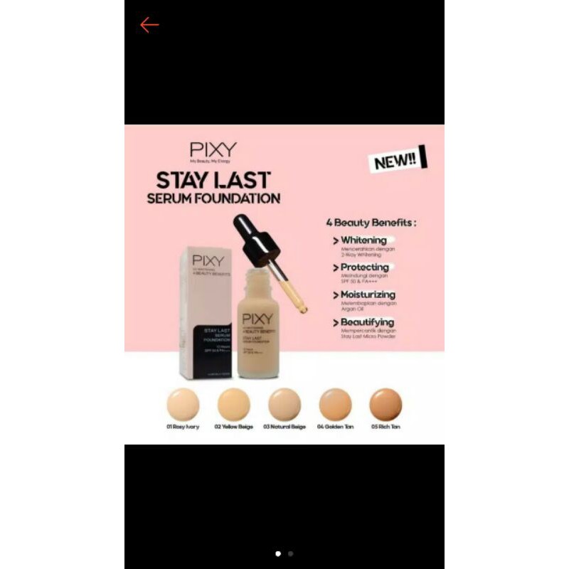 PIXY 4BB STAY LAST SERUM FOUNDATION