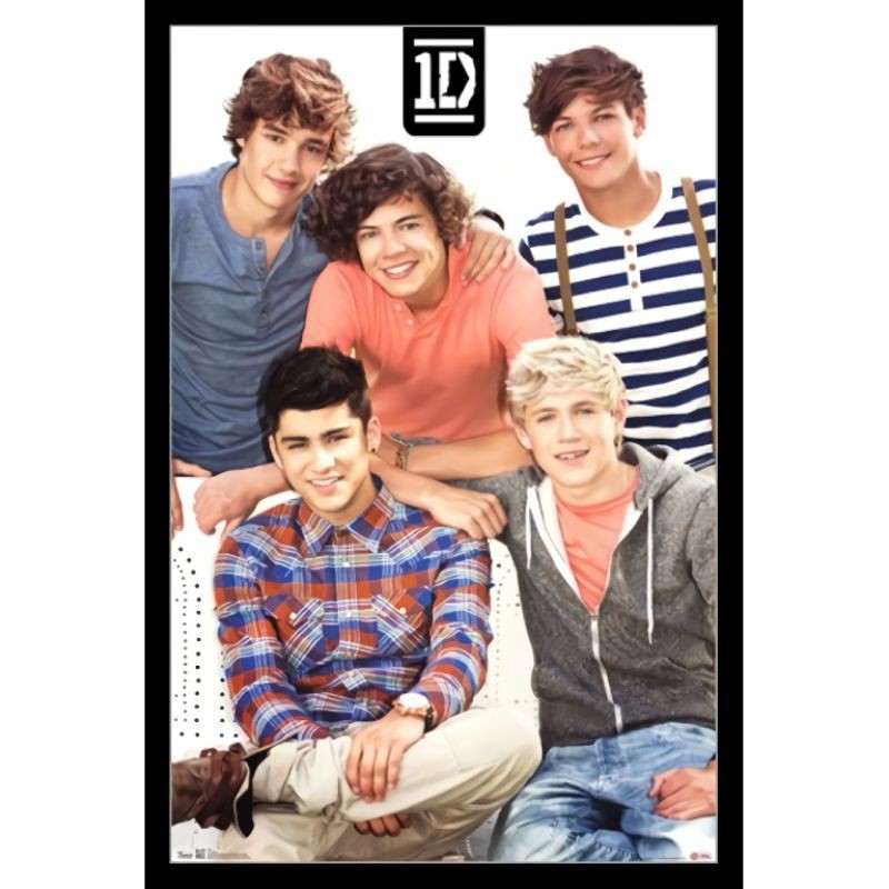 [READY] Rolled Poster One Direction Official Merchandise From 1D World Up All Night ART | Harry Styl