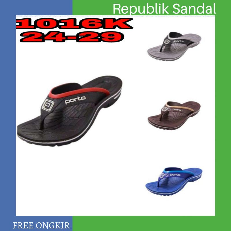sandal anak jepit porto 1016 K 24-29