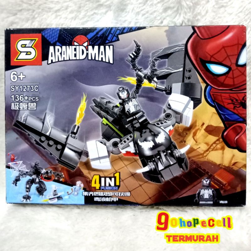 Lego Spiderman Venom Araneid Man SY12737B 137+ pcs