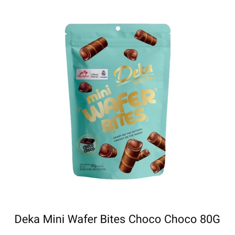 

deka mini wafer bites choco choco 80gr