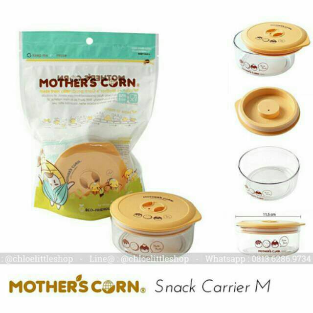 Mother's Corn Snack Carrier Medium / Mothers Corn Kotak Snack Makan Anak