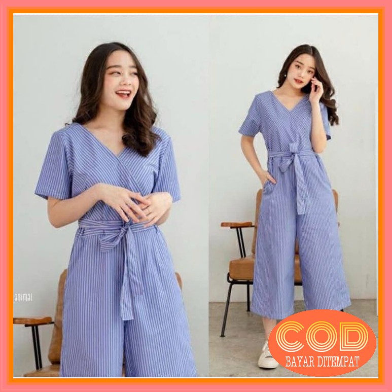 Jumpsuit Wanita Import Korea Murah Jumsuit Panjang Jamsuit Jumpsuit Bq [Jumpsuit Overall 0117] Tix