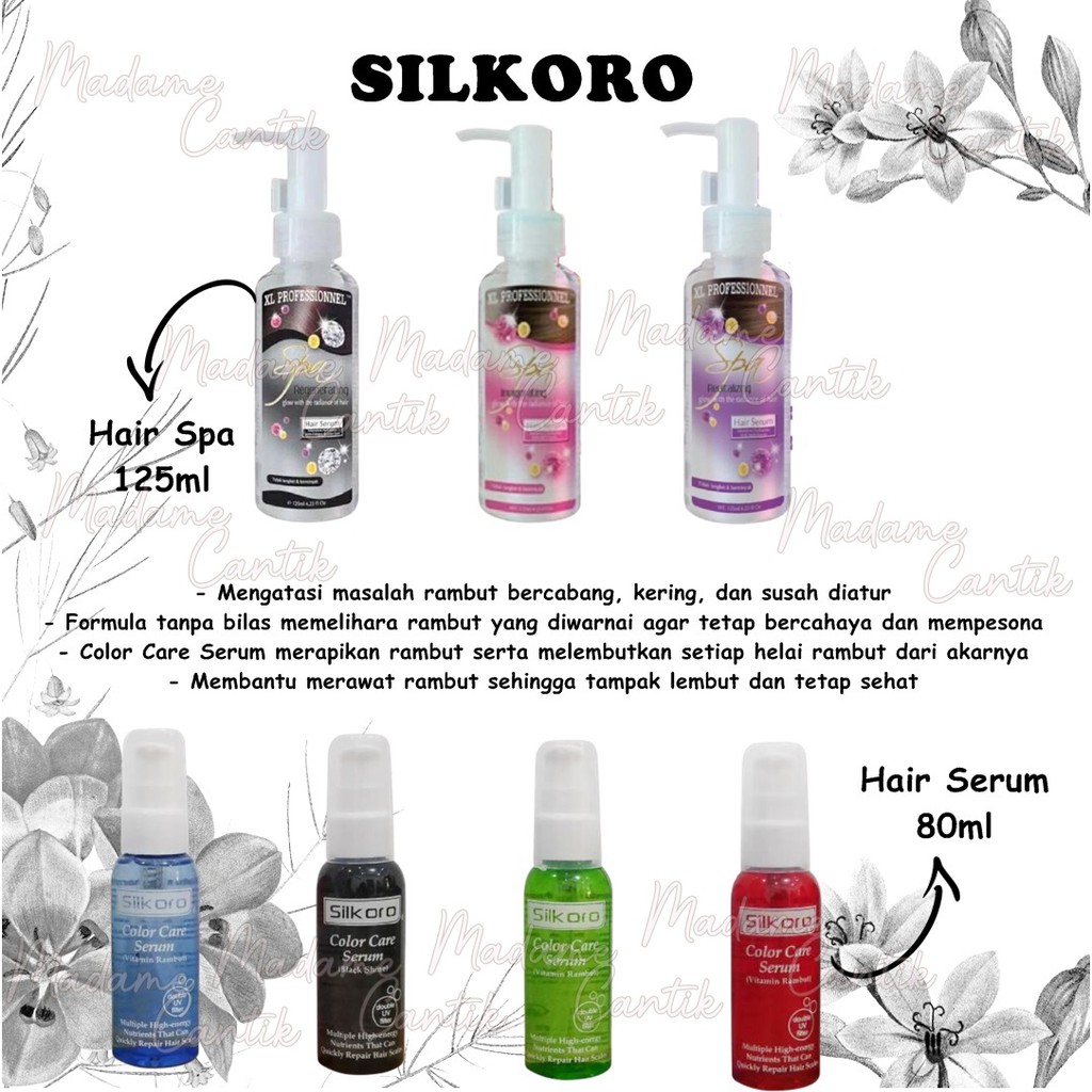 ✿ MADAME ✿ SILKORO PROFESSIONAL SPA HAIR SERUM | SILKORO SERUM RAMBUT