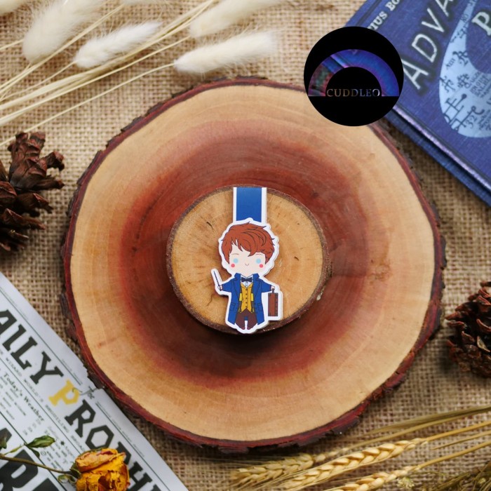

Eklusif Magnetic Bookmark Fantastic Beast (Newt Scamander) Bagus