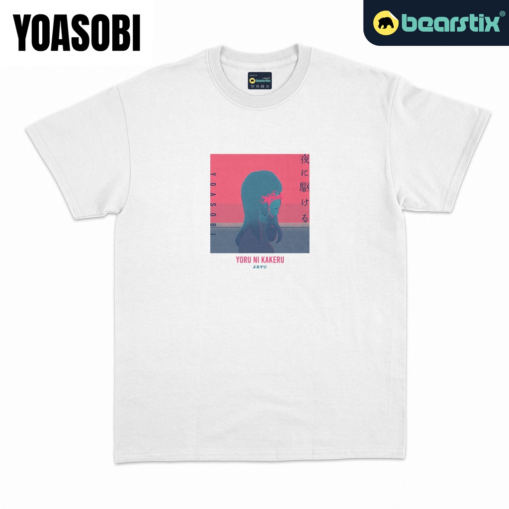 BEARSTIX - Tshirt Yoru Ni Kakeru - Kaos Yoasobi - Baju HITC - Tshirt Streetwear - Kaos UT