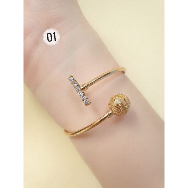 Gelang Tangan Flexible Dewasa Boba Paku Xuping N14072203