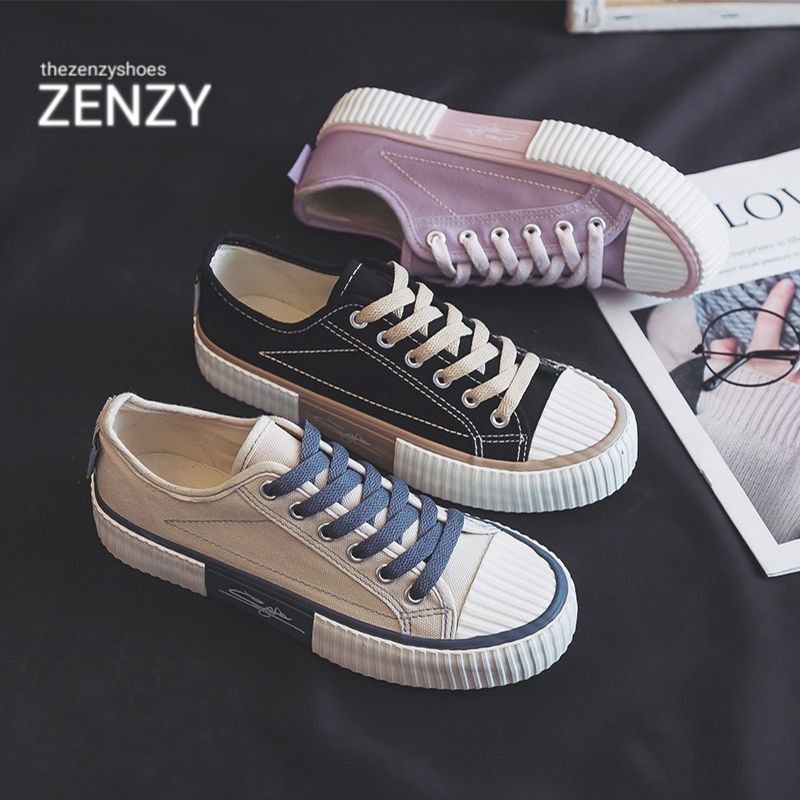 Zenzy Heyko Canvas Korea Design - Sepatu Canvas Casual