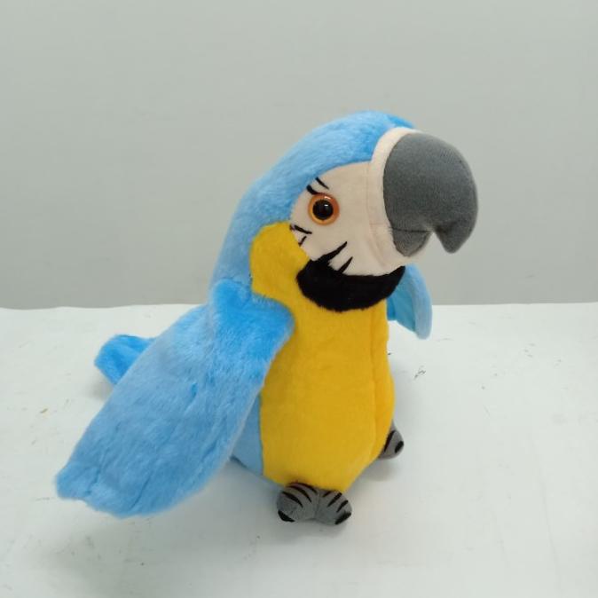 Talking Bird - Boneka Burung Macaw Bisa Menirukan Suara