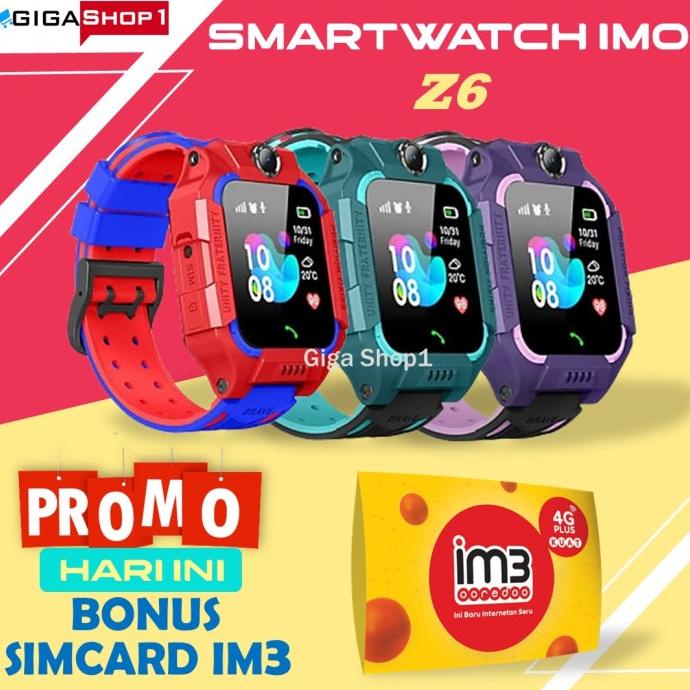 Jam Tangan Anak Z6 Imo Imoo Aimo Aimoo Emo Z6 Smartwatch Anak Murah