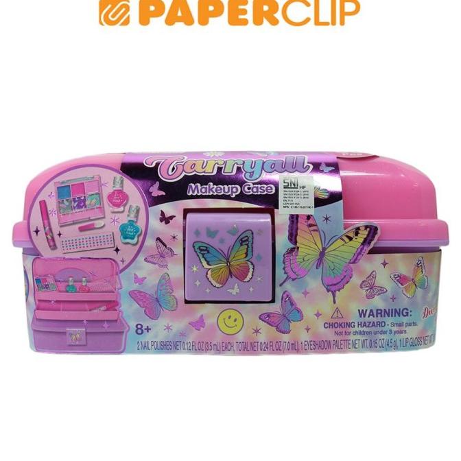 

MAINAN ANAK HOT FOCUS CARRY ALL MAKE UP CASE 121TB BUTTERFLY