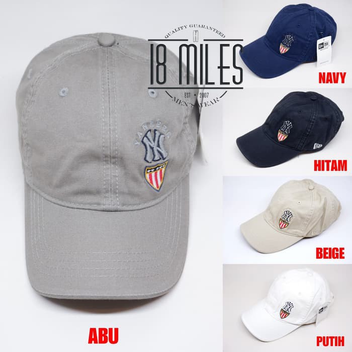 Topi Bassball Polos Topi Main Topi Cewek Topi Cowok Topi Twill D4 BY228 Topi Baseball New Era Ny Ne