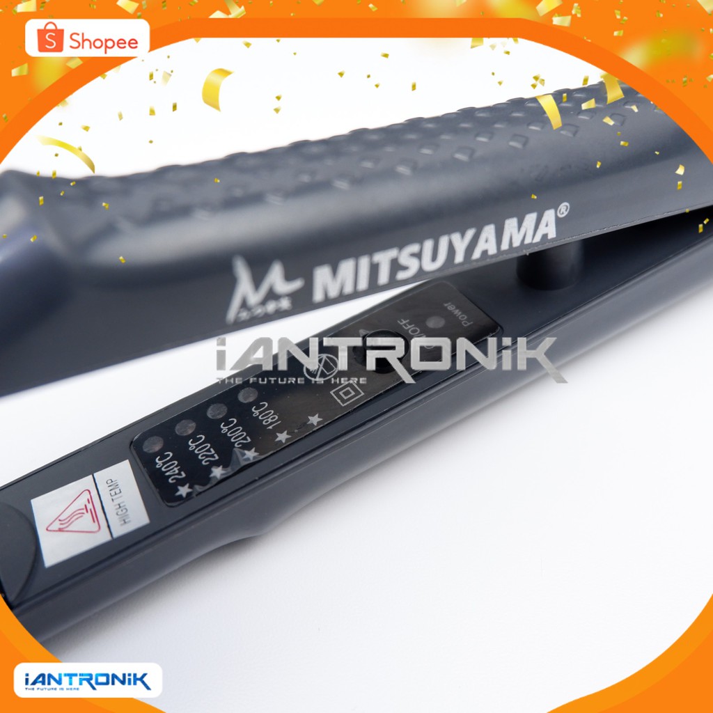 [ PROMO ] Alat Catok Pelurus Rambut Ceramic Plate MITSUYAMA MS-5206