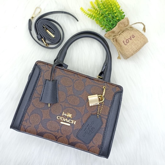 [COD] C0ACH Tas Selempang Wanita Premium Tas Batam Import Micro Zoe Crossbody Shoulder Bags Mini + Free Sertificate