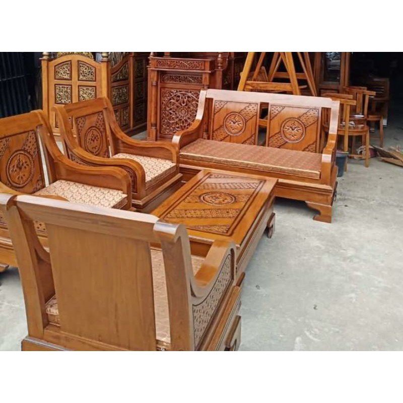 KURSI TAMU SEMUT JATI JEPARA FURNITUR