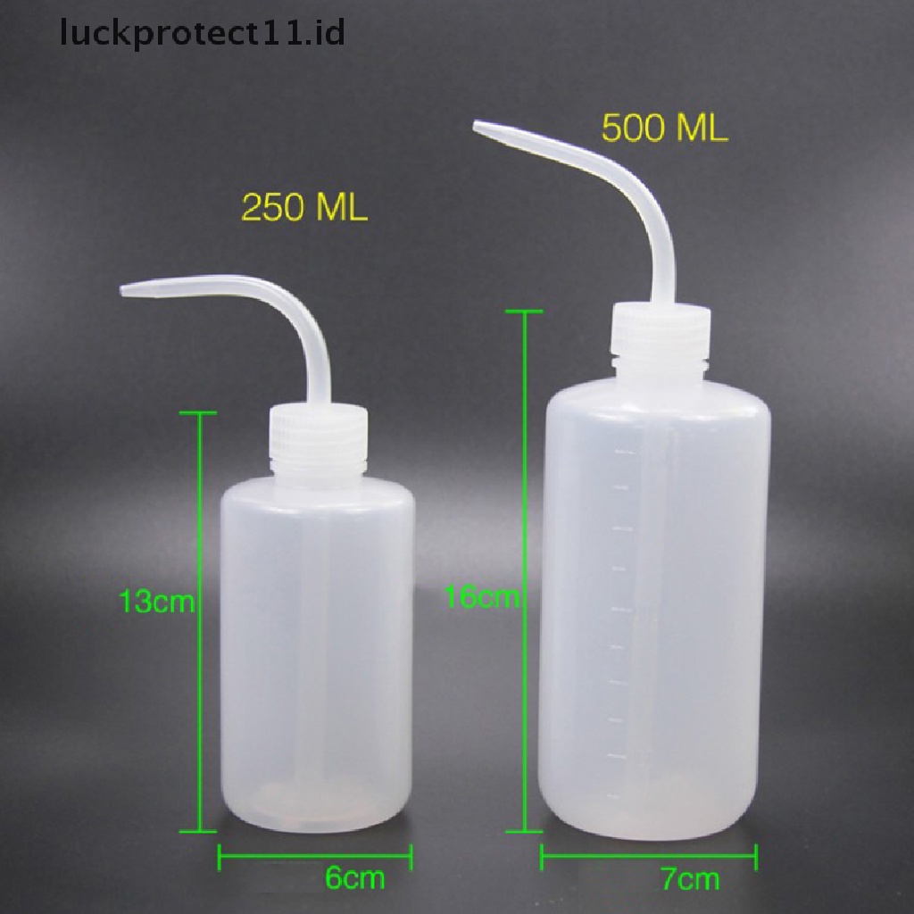 //HG&amp;ID// Eyebrow Eyelash Cleaning Washing Bottle Elbow Long Tube Bottle Flower Waterer .