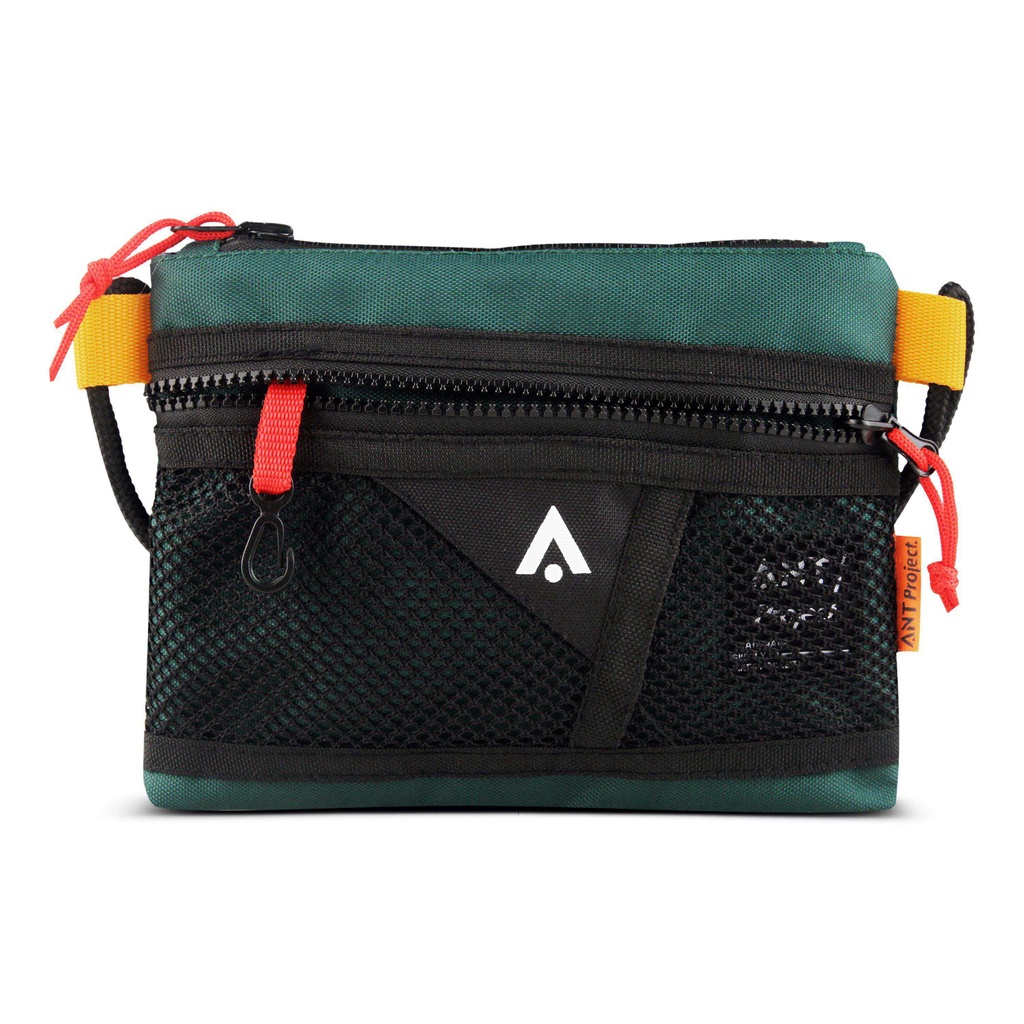 ANT PROJECT - Tas Sling Bag Sacoche Hipster Green - Tas Selempang