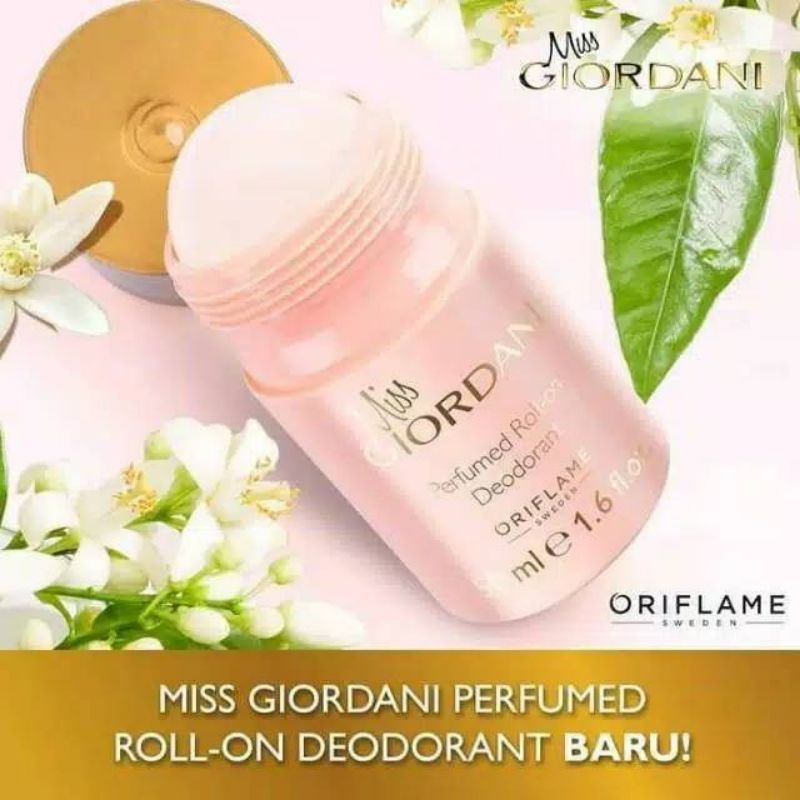 miss giordani perfumed deodorant Oriflame