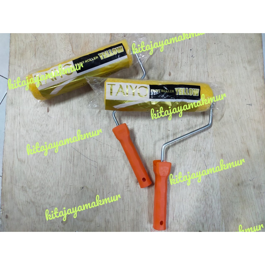 KUAS ROLL/PAINT ROLLER/KUAS ROLL CAT TEMBOK BULU KUNING TAIYO MURAH