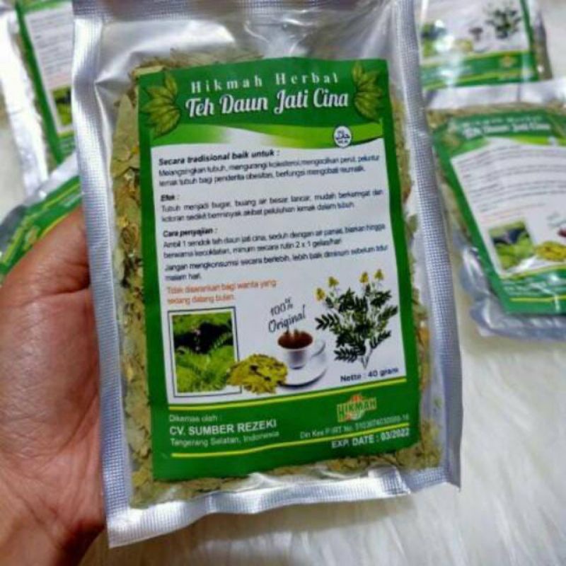 

Teh daun jati cina (daun)