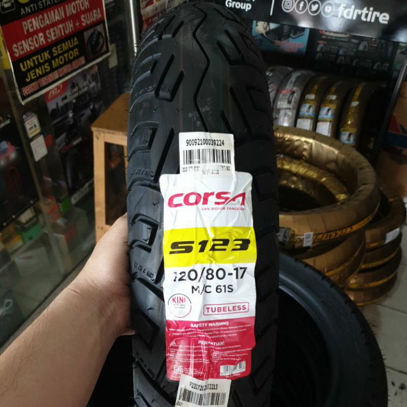 ban luar corsa tubeless 120/80-17 s123