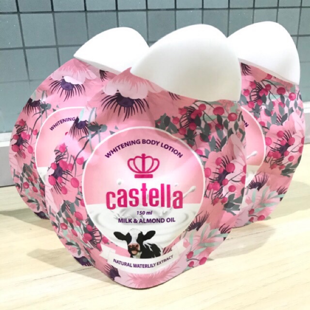 New Packaging - Lotion Castella Sapi Original BPOM Lotion Almond Oil &amp; Milk Lotion Badan Lotion Sapi