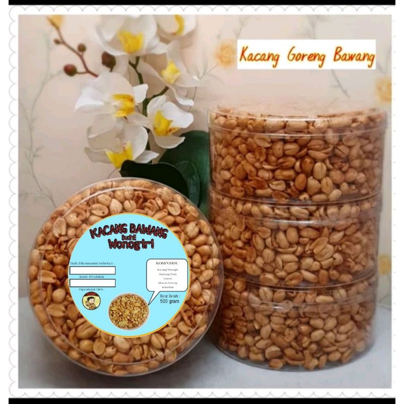 

Makanan ringan kacang goreng rasa bawang asli jawa