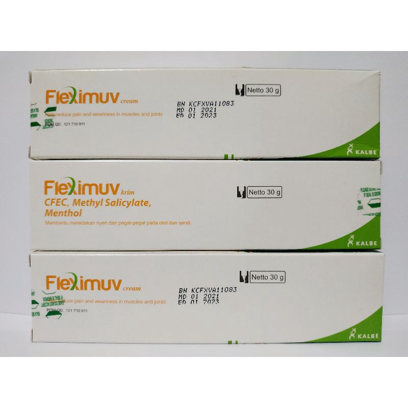 FLEXIMUV CREAM 30G FLEXIMUV KRIM PEGAL PEGAL NYERI OTOT