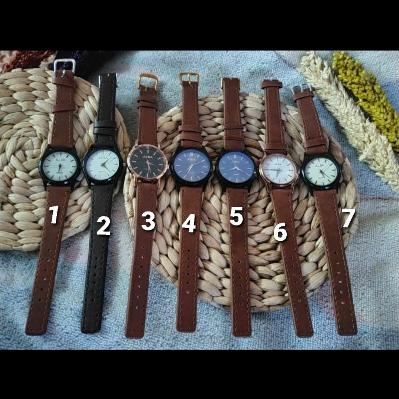 Jam tangan ALBA kulit