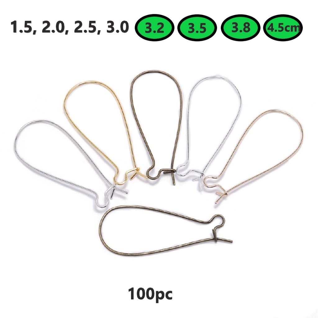 Kait Anting Gesper Model D Uk 3.2-4.5cm, Harga/100pc