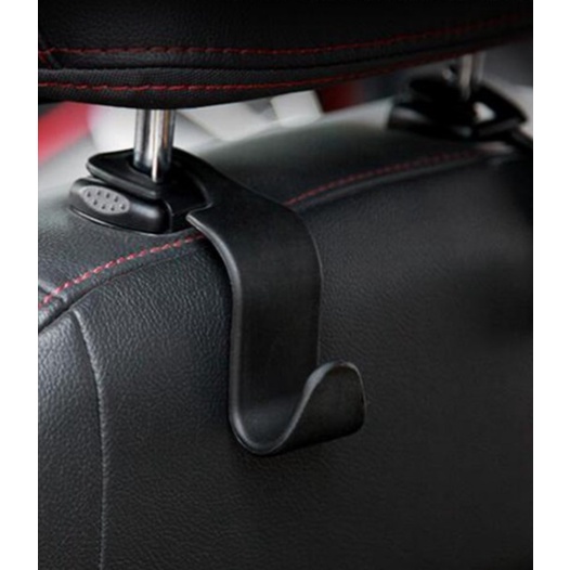 Hot 1pcs car Seat Back Hook for Bags Headrest Mount Tas Botol Serba Serbi Kait Plastik Gantungan Klip Untuk Tas Belanja Organizer Mobil Produk Auto Compact strong car Mount Holder