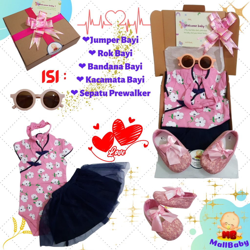 Hampers Bayi Perempuan Kado Bayi Cewek Newborn Gift