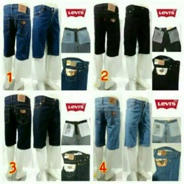 CELANA JEANS PENDEK PRIA LEVIS 505 LEVI'S JUMBO NO 33 34 35 36 37 38 Celana Jeans I3Q9