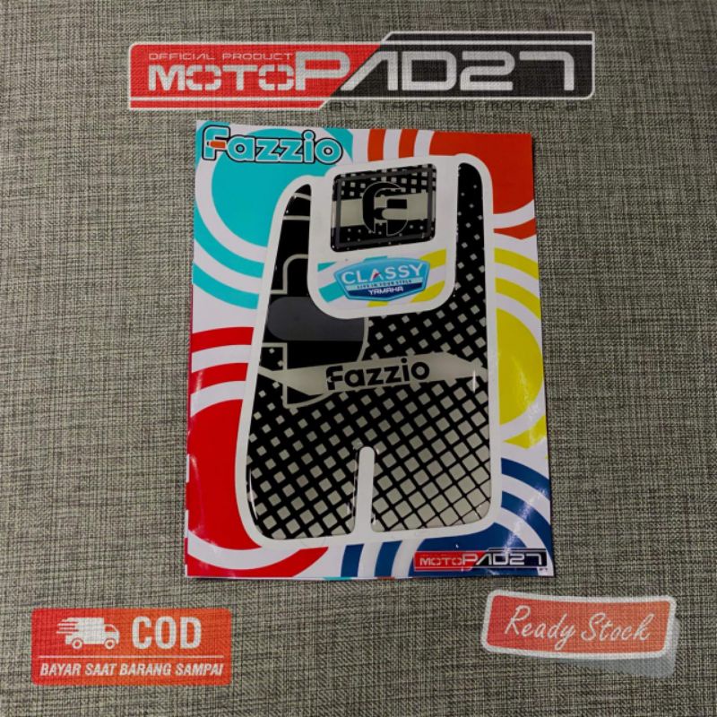 Motopad27 Sticker stiker resin bagian laci Yamaha Fazzio Premium