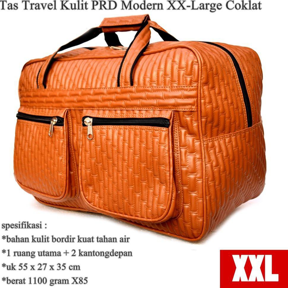 SALE Tas Perlengkapan Bayi Travel Kulit PRD Modern XX-Large coklat
