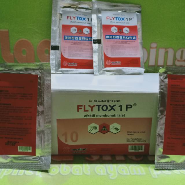 flytox 1p 10gr obat mem basmi lalat kutu terbang
