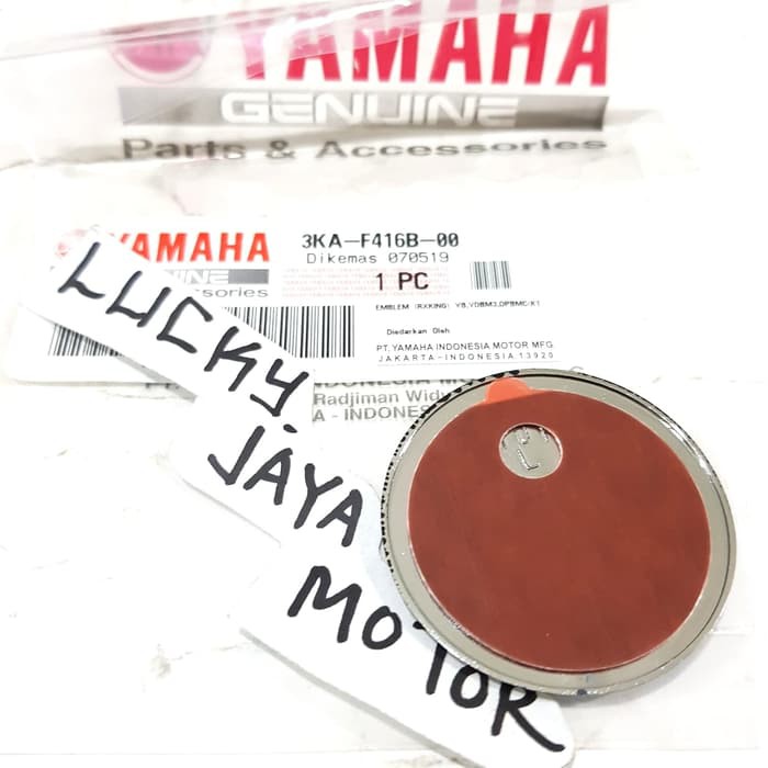 Emblem Sticker Logo Tangki Garputala Yamaha Rx king Rxking original-3