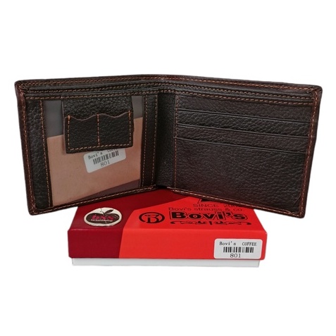 Dompet Pria Kulit Original BOVIS-801 Import
