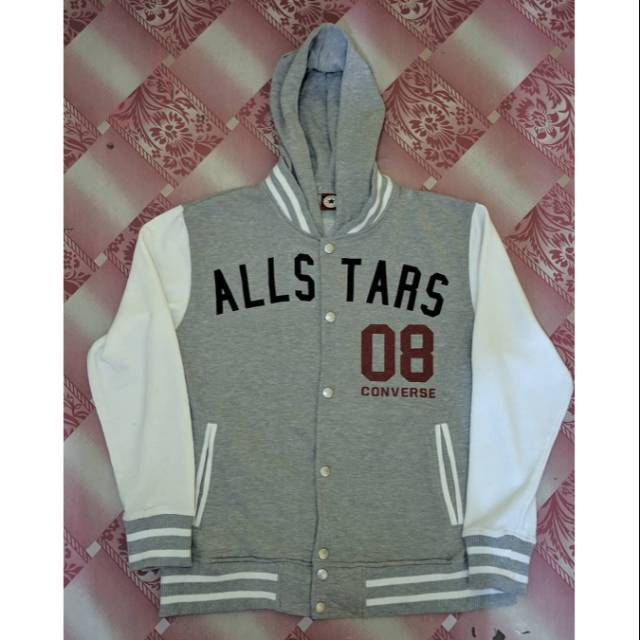 jaket baseball converse